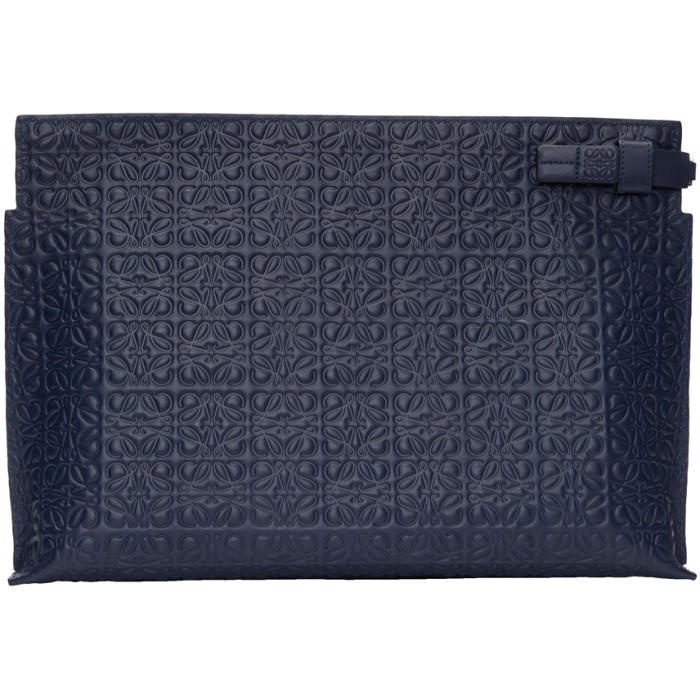 Photo: Loewe Navy Anagram T Pouch 