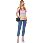 See by Chloe Multicolor Rainbow Logo T-Shirt