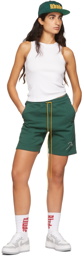 Rhude Green Cotton Shorts