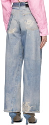 Our Legacy Blue Full Cut Jeans