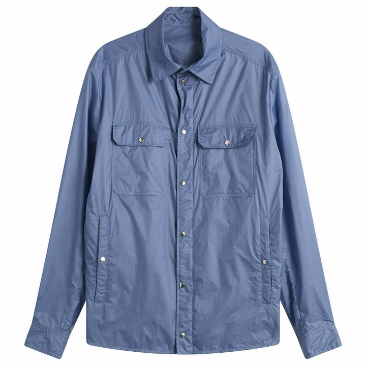 Photo: Moncler Men's Nylon Ripstop Shirt Jacket in Blue