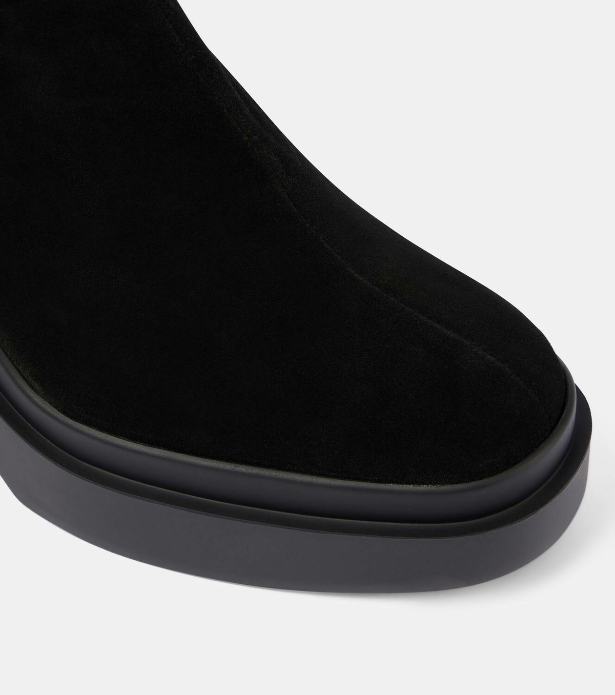 Clergerie Nina suede platform ankle boots