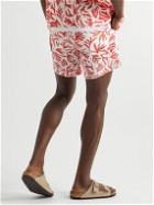 Onia - Calder Printed Mid-Length Swim Shorts - Red