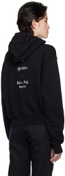 Off-White Black Embroidered Hoodie