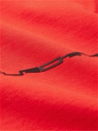 Saturdays NYC - Oakley Logo-Appliquéd Printed Cotton-Jersey T-Shirt - Red