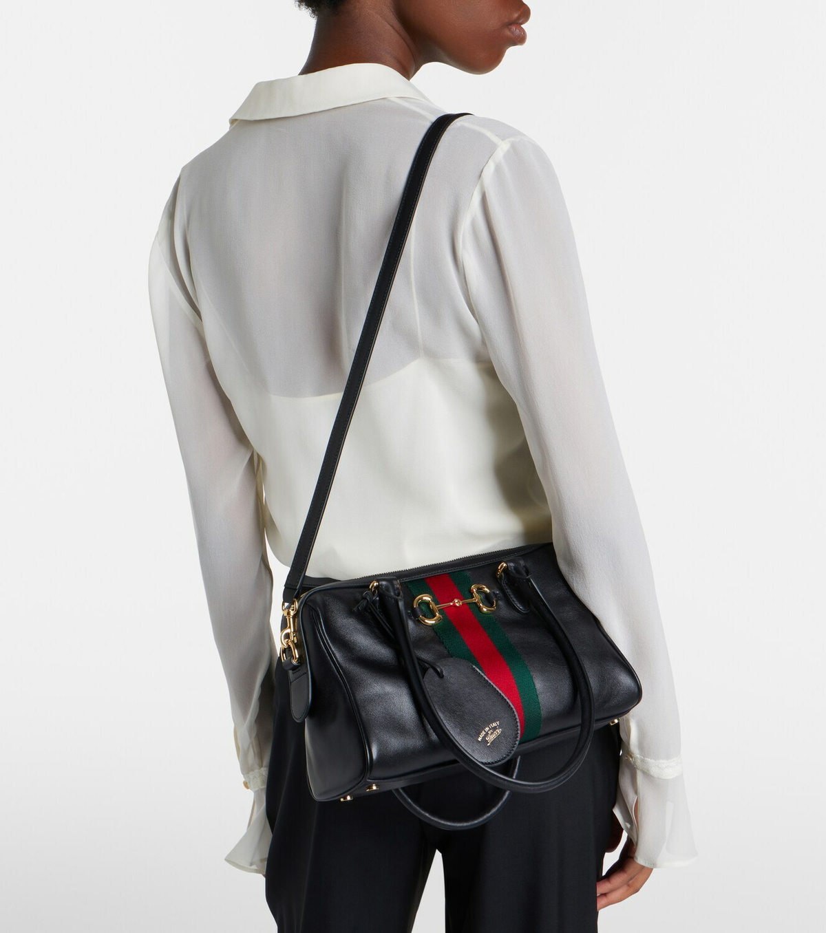 Gucci Borsetto Medium leather tote bag