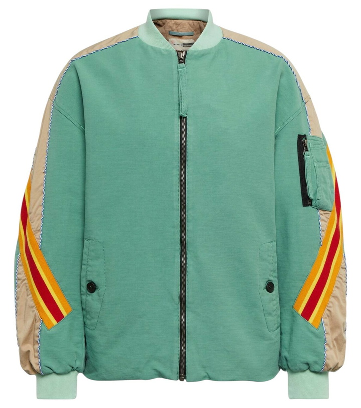 Facetasm Brown Big MA-1 Bomber Jacket Facetasm