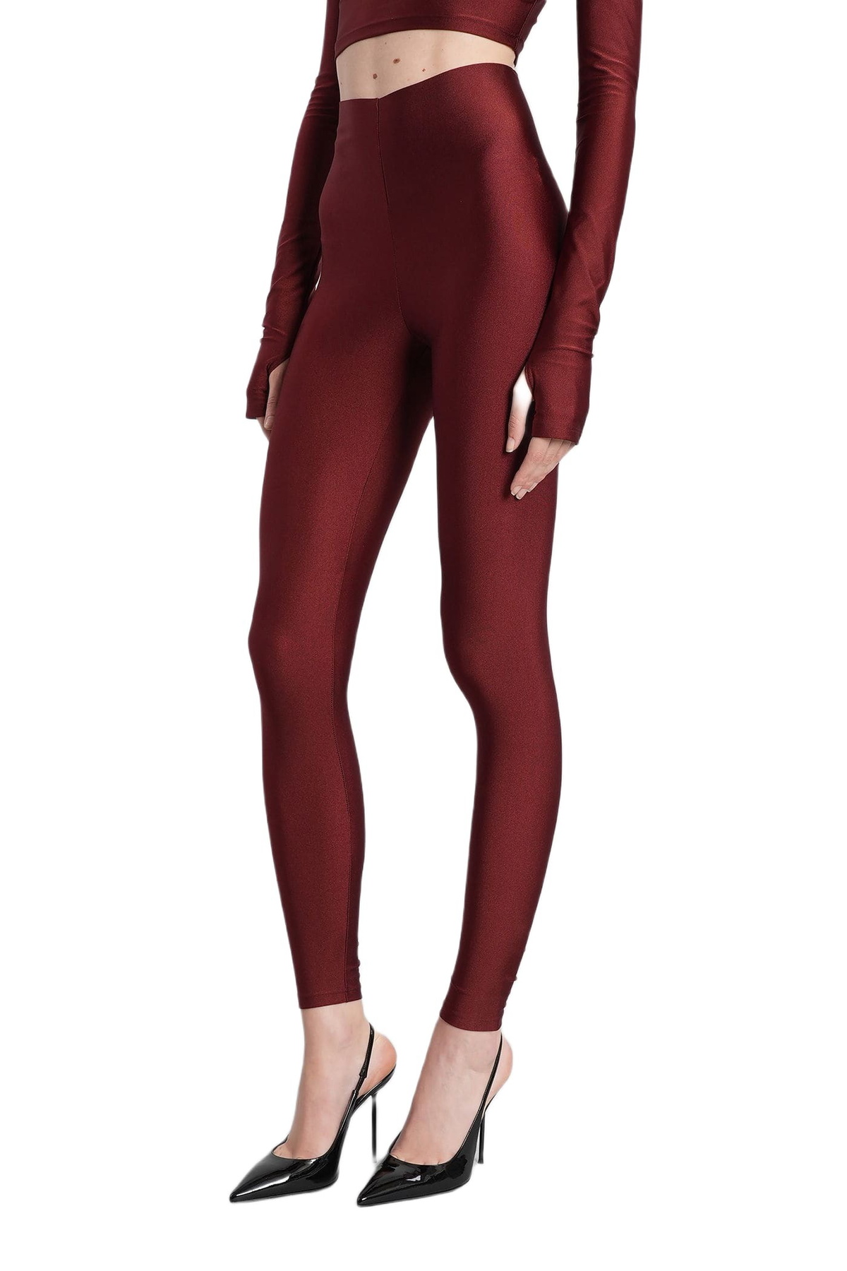 The Andamane Holly 80 S Leggings In Bordeaux Polyamide