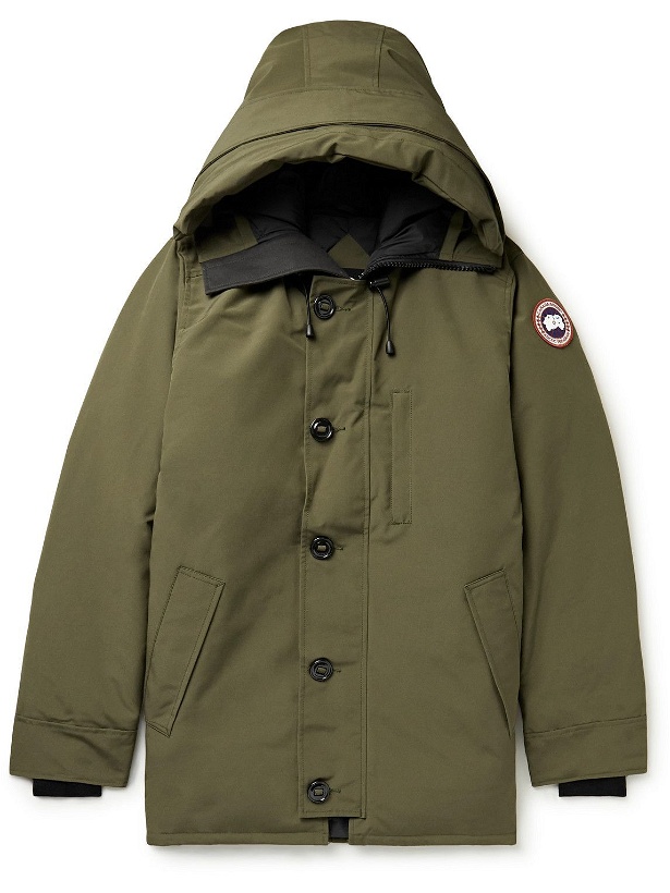 Photo: Canada Goose - Chateau Hooded Shell Down Parka - Green