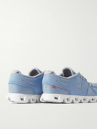 ON - Cloud 5 Rubber-Trimmed Mesh Sneakers - Blue