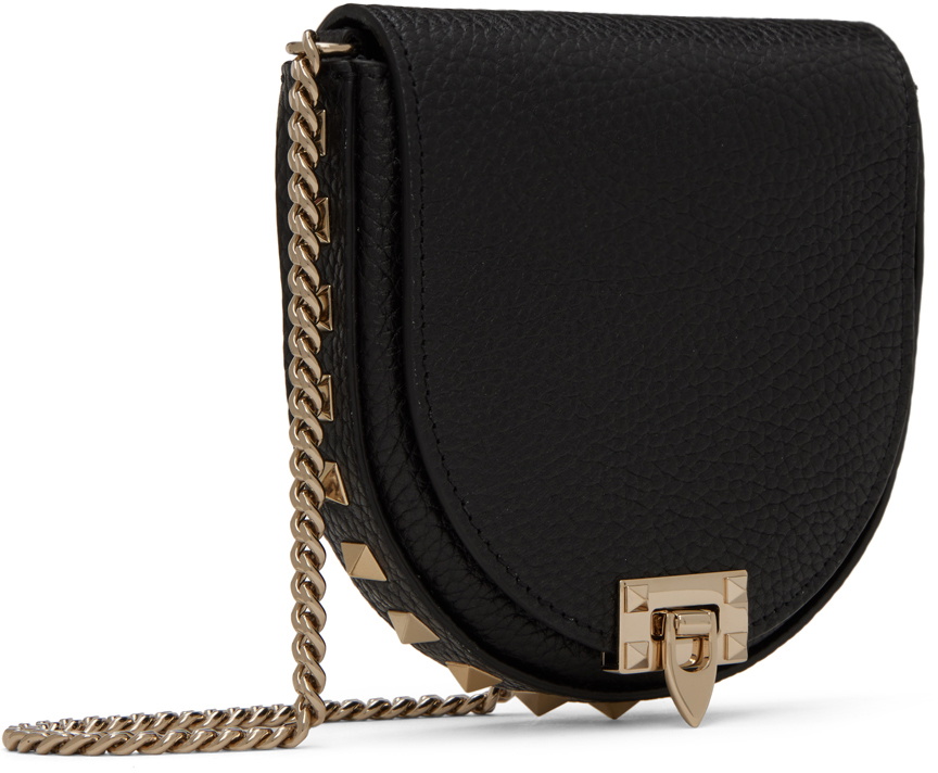 Valentino Garavani Black Rockstud Mini Shoulder Bag Valentino Garavani