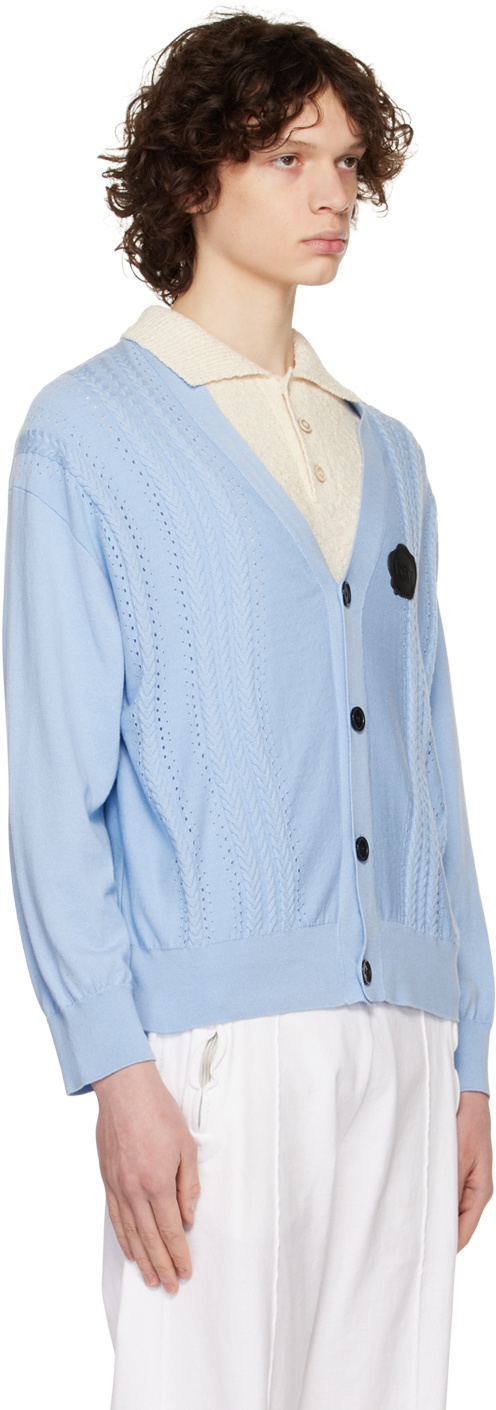 Viktor&Rolf Mister Mister Blue Patch Cardigan