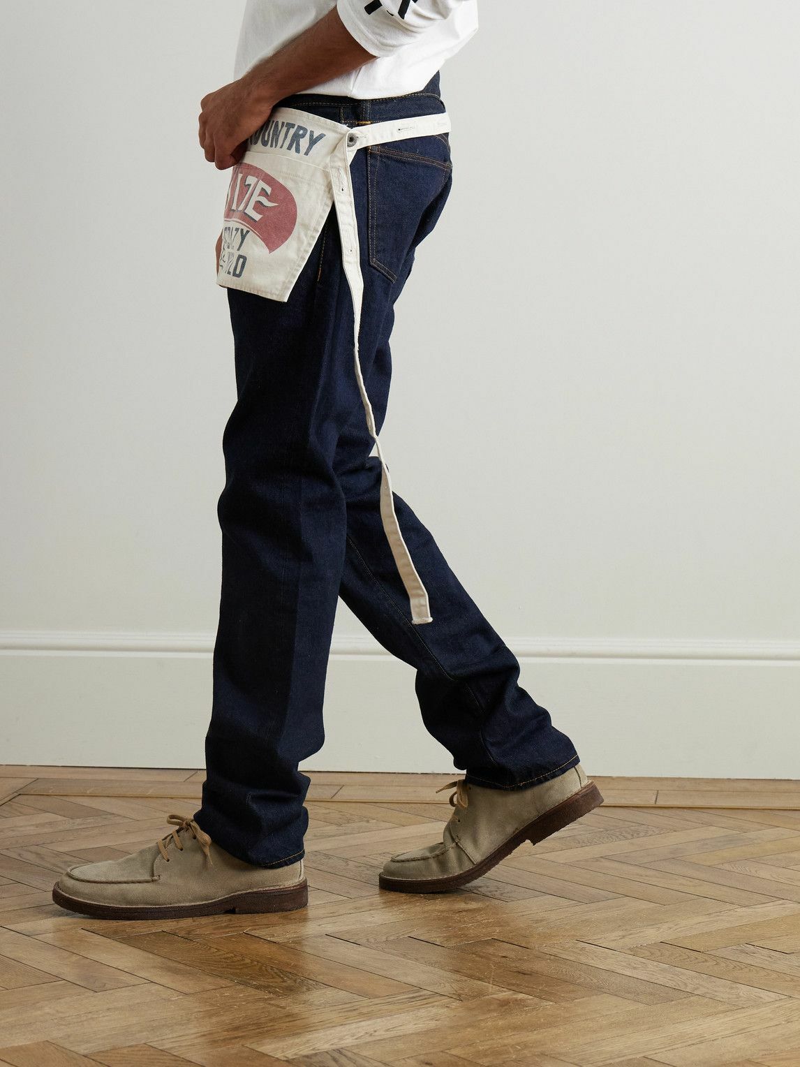 KAPITAL - Printed Cotton-Canvas Apron