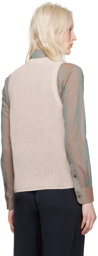 6397 Pink Semi-Sheer Vest