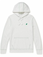 Reigning Champ - Prince Logo-Embroidered Loopback Cotton-Jersey Tennis Hoodie - White