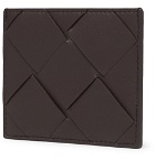 Bottega Veneta - Intrecciato Leather Cardholder - Brown