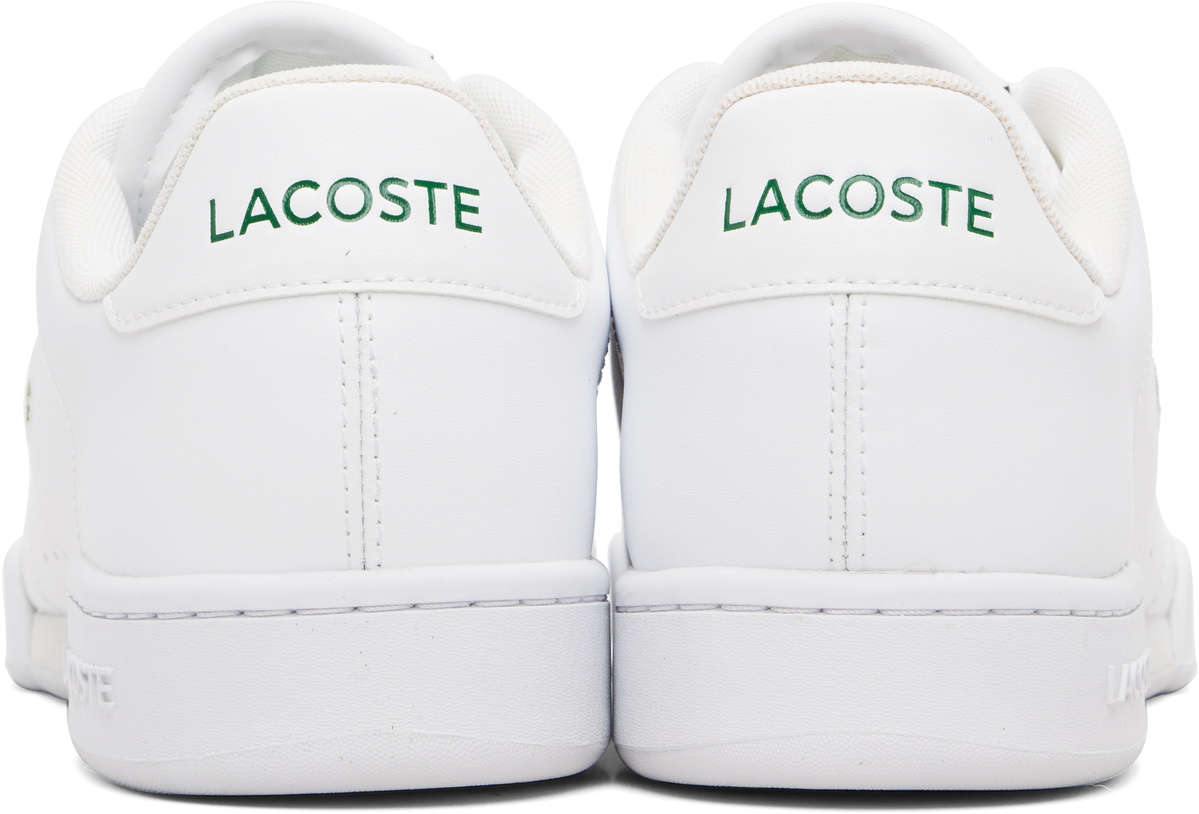 Lacoste White Carnaby Cup Leather Sneakers