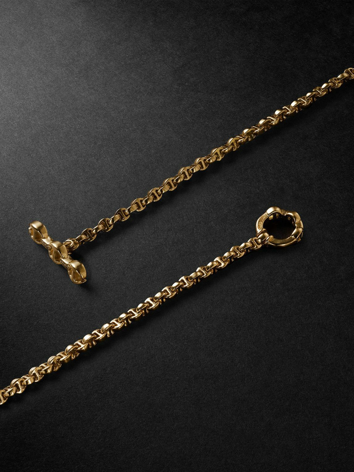 HOORSENBUHS - Micro Open-Link™ 18-Karat Gold Diamond Chain Necklace
