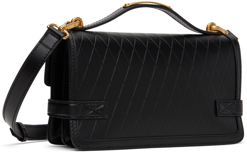 Balmain Black B-Buzz Shoulder 24 Bag