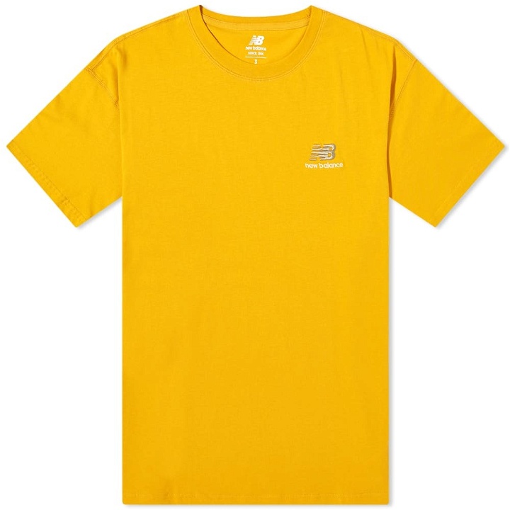 Photo: New Balance Uni-ssentials T-Shirt in Varsity Gold