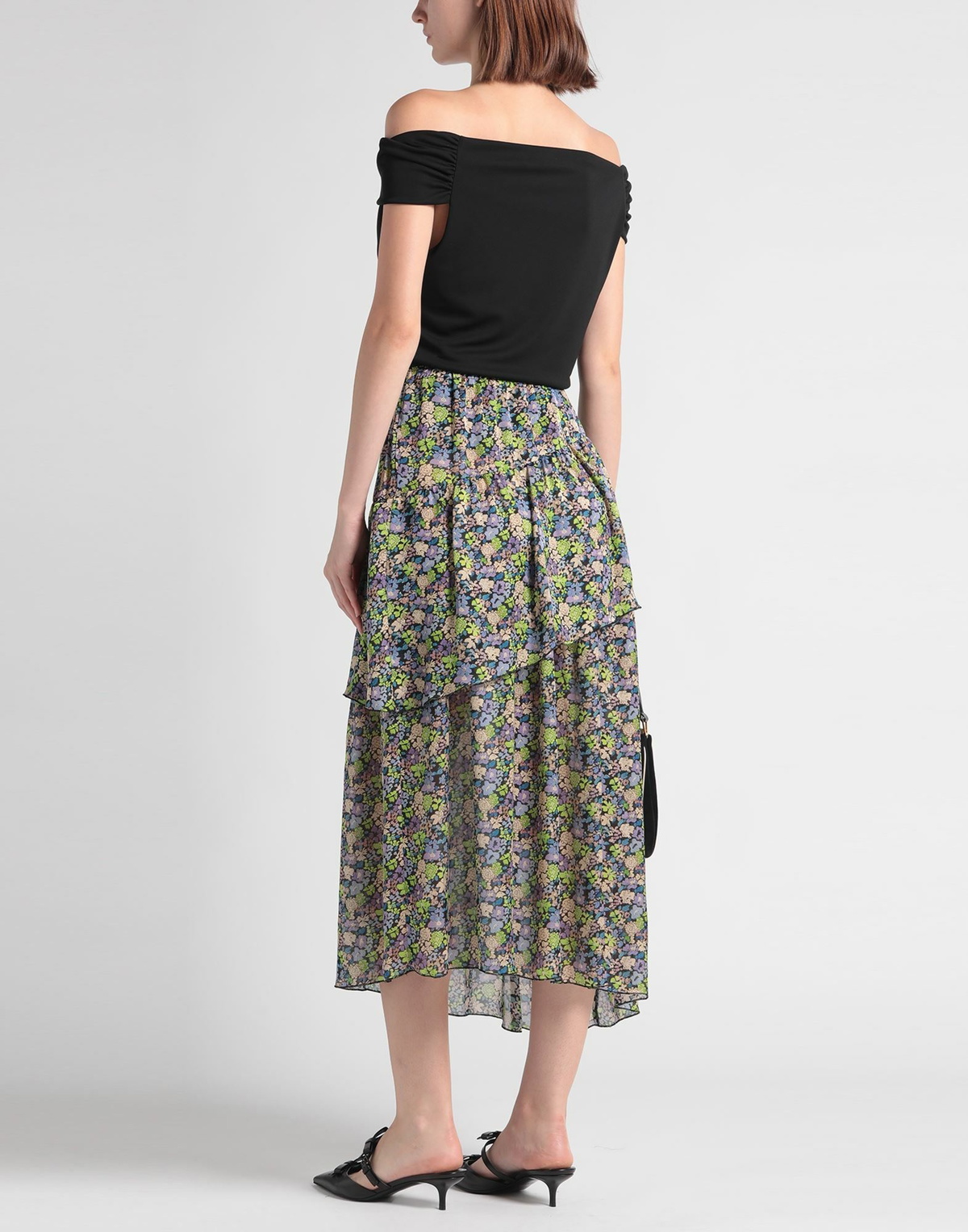 Maje Womens Midi skirt Mauve