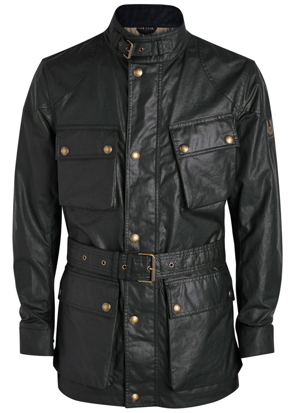 Photo: Belstaff Trialmaster Waxed Cotton Jacket Black