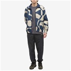 By Parra Men's Zoom Winds Reversible Track Jacket in Navy Blue