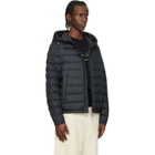 Moncler Black Vermeille Hooded Short Down Jacket