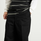 Comme des Garçons Homme Men's Cotton Oxford Straight Trousers in Black