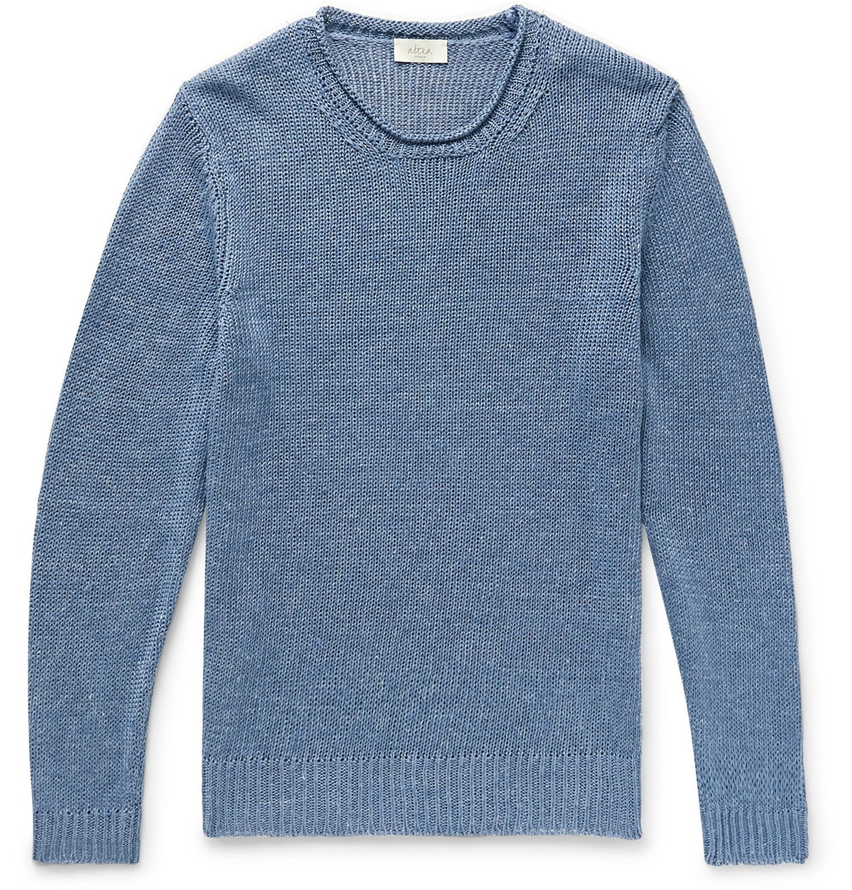 Altea - Linen Sweater - Blue Altea