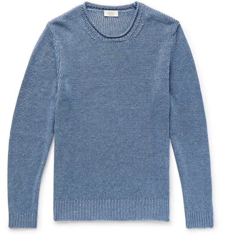 Photo: Altea - Linen Sweater - Blue