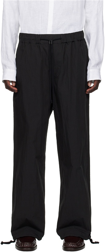 Photo: COMMAS Black Drawstring Trousers