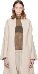 Lauren Manoogian Off-White Capote Coat