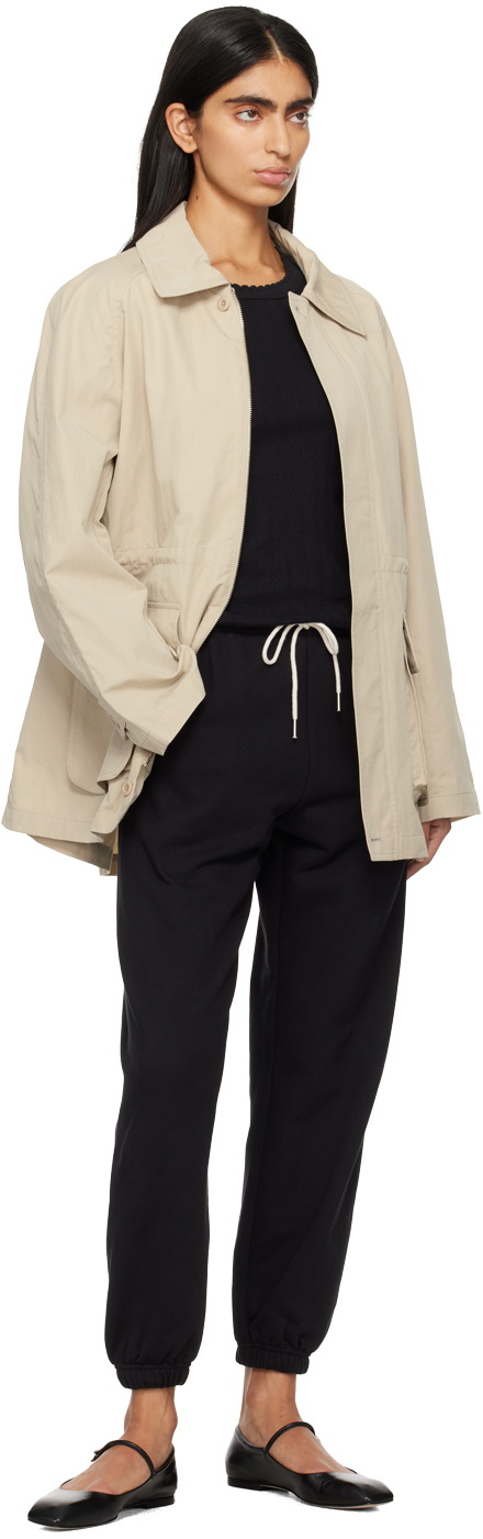 Dunst Black Drawstring Lounge Pants