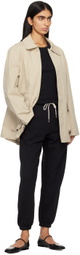 Dunst Black Drawstring Lounge Pants