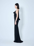 Mugler Crepe Maxi Dress