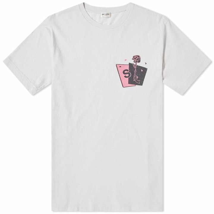 Photo: Saint Laurent Playing Cards Tee