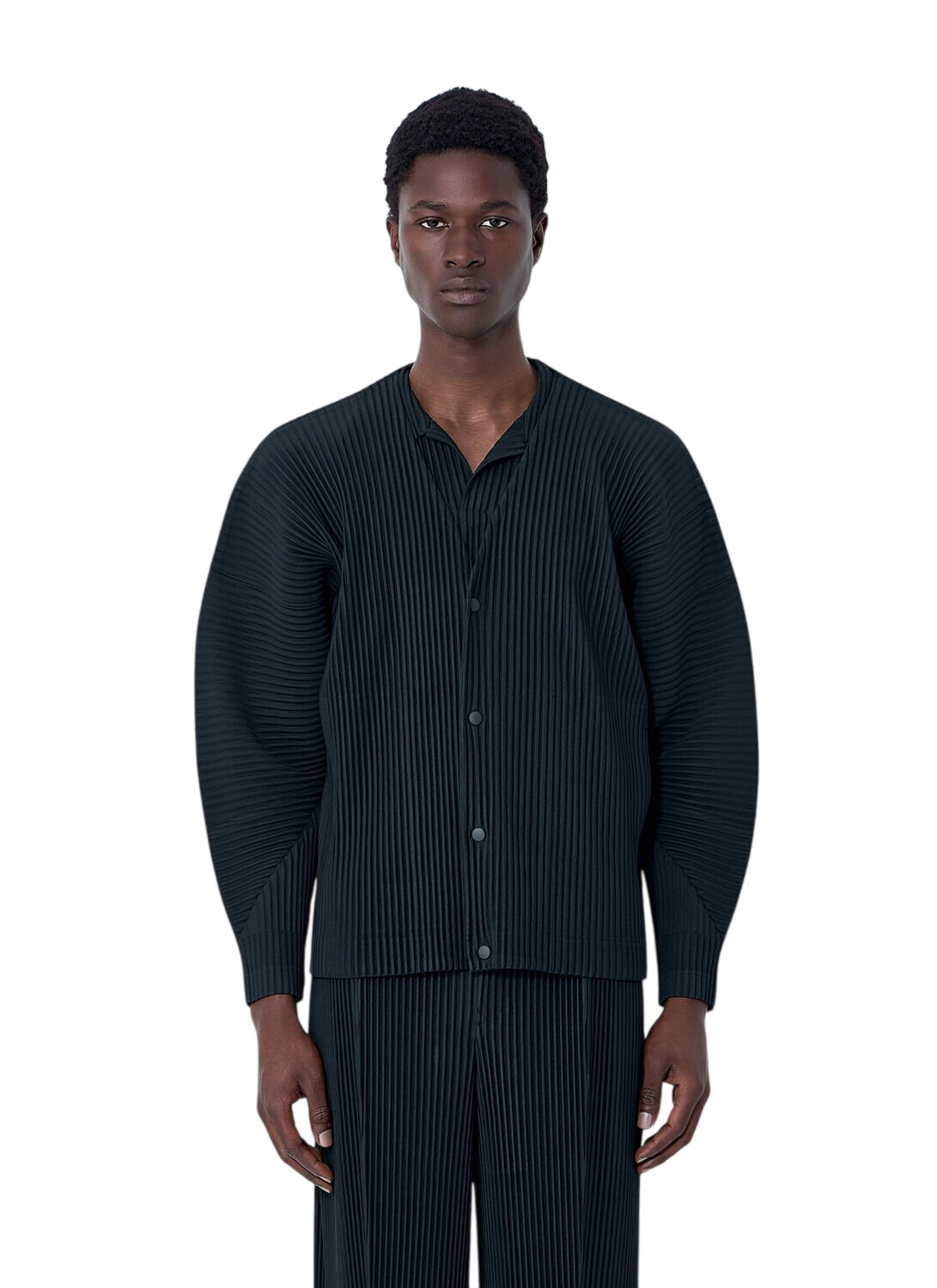 HOMME PLISSÉ ISSEY MIYAKE Black Monthly Color November Coat Homme