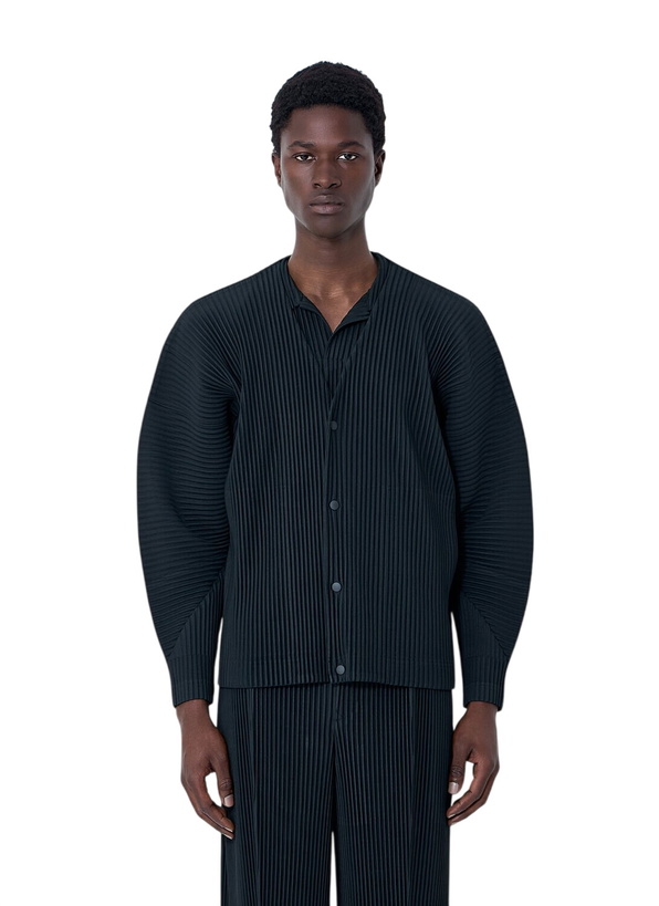 Photo: Homme Plissé Issey Miyake Pleated Button-Up Jacket