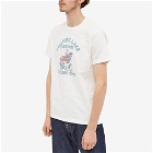 The Real McCoy's Men's The Real McCoys Joe McCoy Guildford Lake Athletic T-Shirt in Milk
