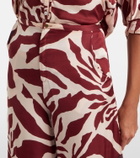 Poupette St Barth Clea animal-print palazzo pants