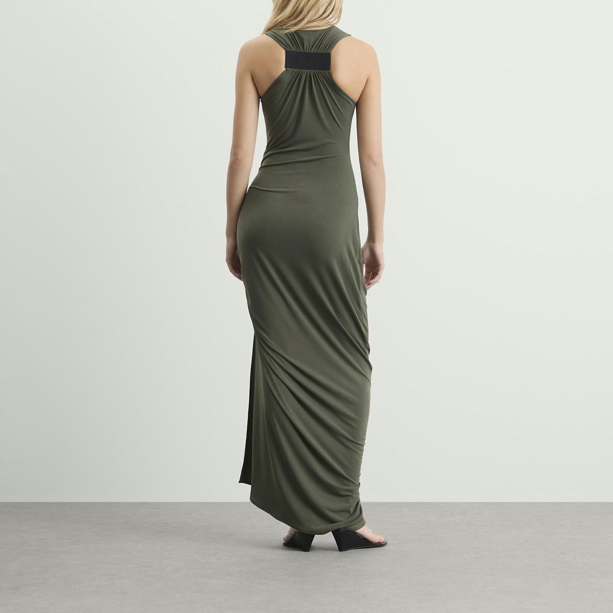Coperni Women's Taped Suspended Dress in Green