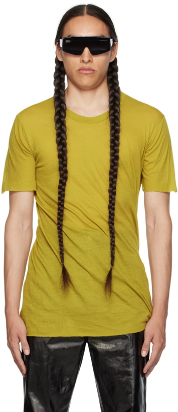 Photo: Rick Owens Yellow Basic T-Shirt