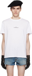 Maison Margiela White Embroidered T-Shirt