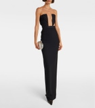 Nensi Dojaka Cutout strapless gown