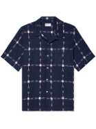 Universal Works - Road Convertible-Collar Indigo-Dyed Cotton Shirt - Blue