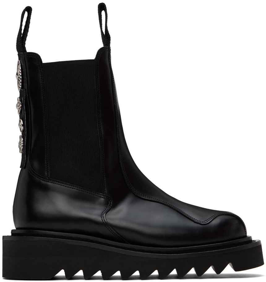 Toga Pulla SSENSE Exclusive Black Chelsea Boots