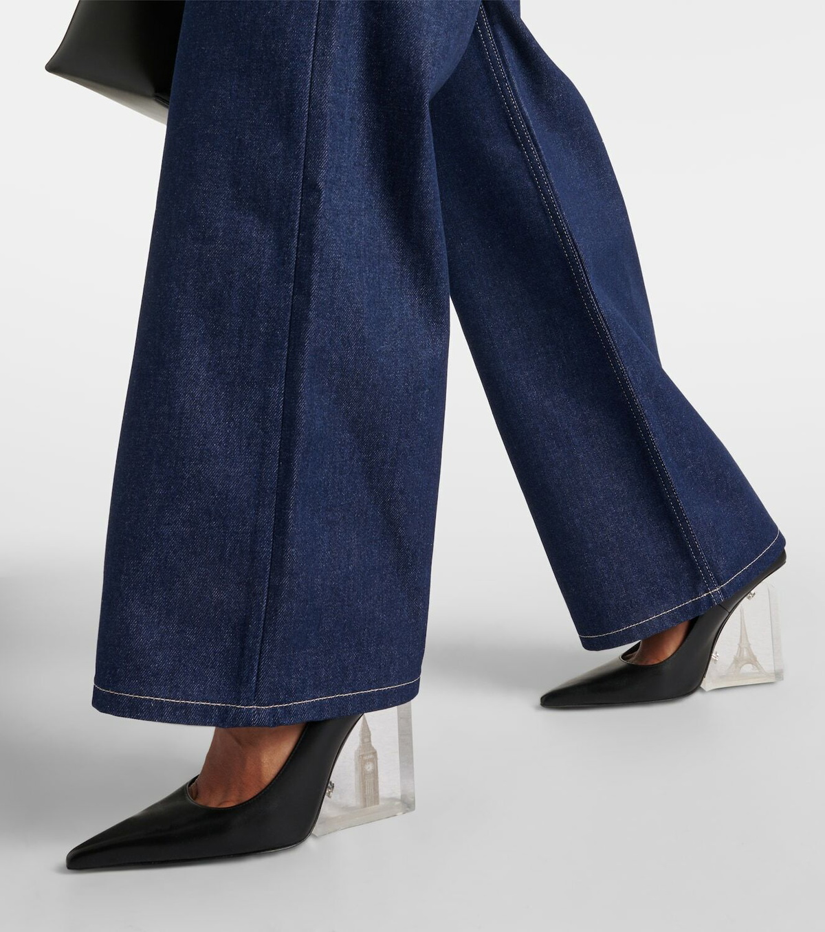 Jean Paul Gaultier High-rise wide-leg jeans