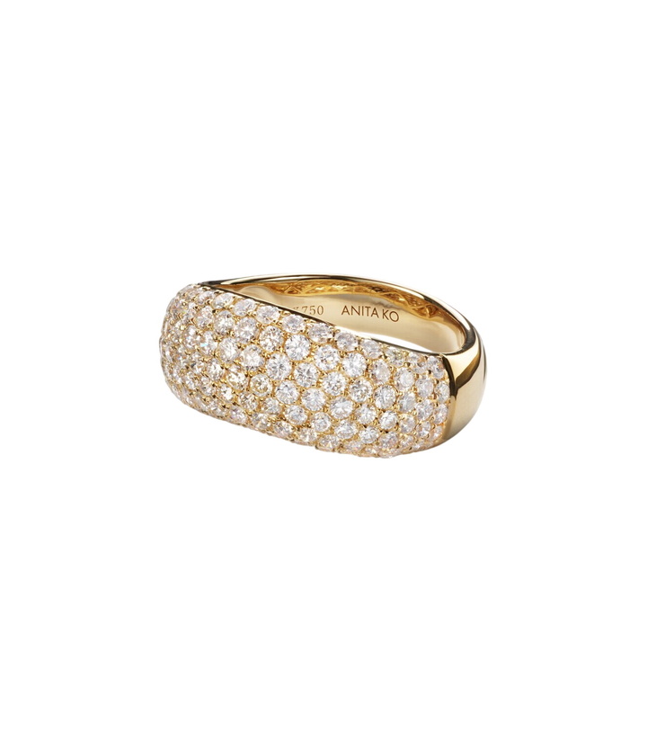 Photo: Anita Ko Celeste 18kt gold ring with diamonds
