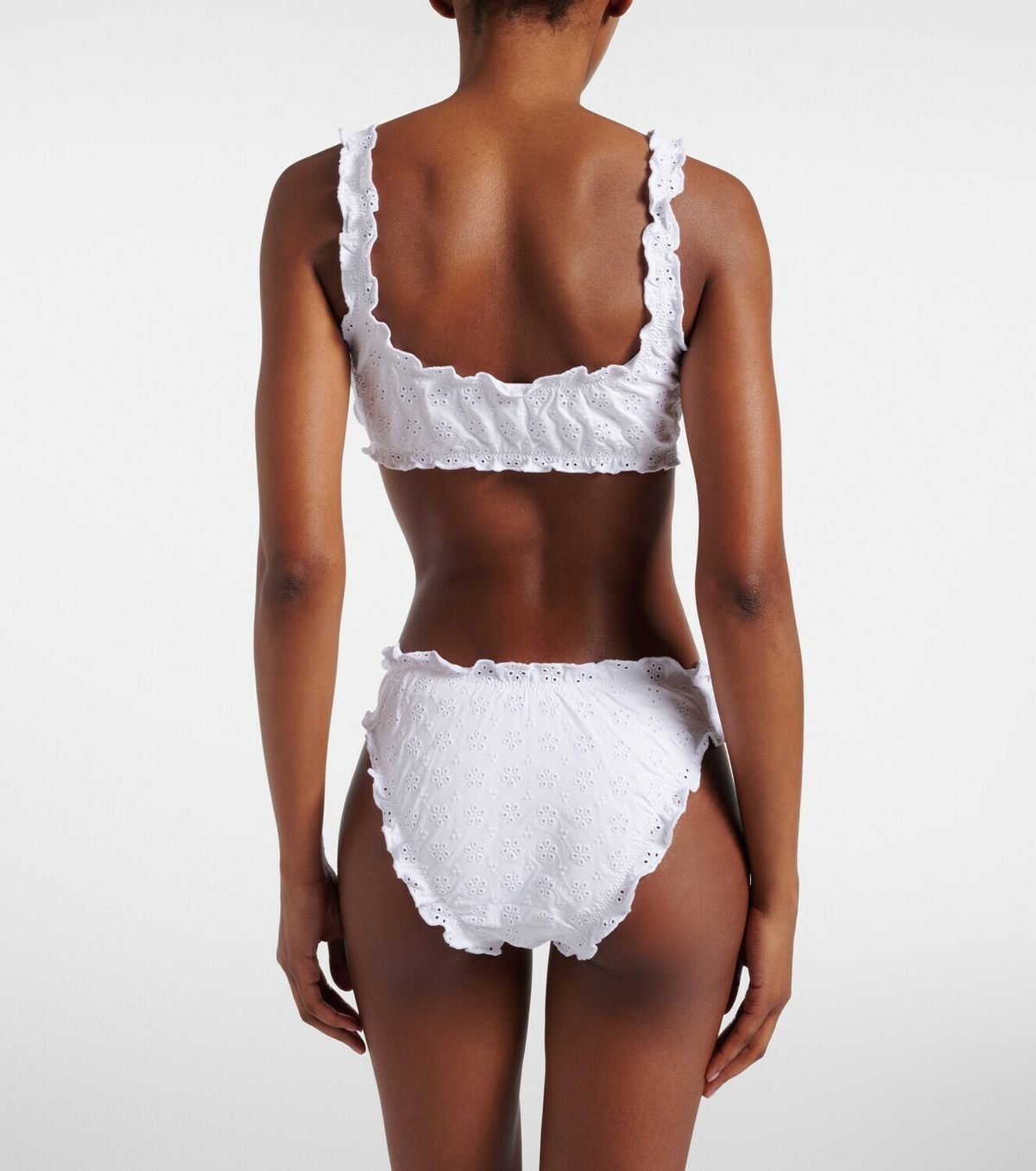 Polo Ralph Lauren Broderie anglaise ruffled bikini bottoms